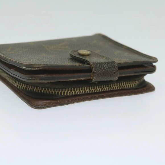 LOUIS VUITTON Monogram Compact Zip Wallet M61667 LV Auth 63160 - Picture 6 of 15